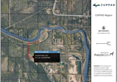 GIS Image of Parcels for Sale on Escanaba River
